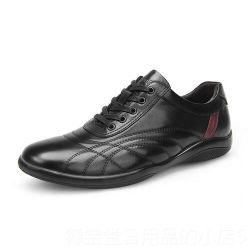 正品奥勒伦防男鞋冬暖鞋季加绒保真皮低帮头层牛皮滑软底男士休闲
