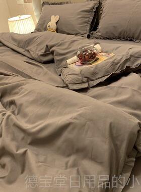 正品cec宿潮流仙.踪绿花边四件套被套床笠款1.8三套件学生舍床单