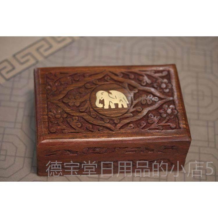 正品尼尔泊式复古机关木盒高档首纳饰珠宝收盒实木手工礼品中文玩