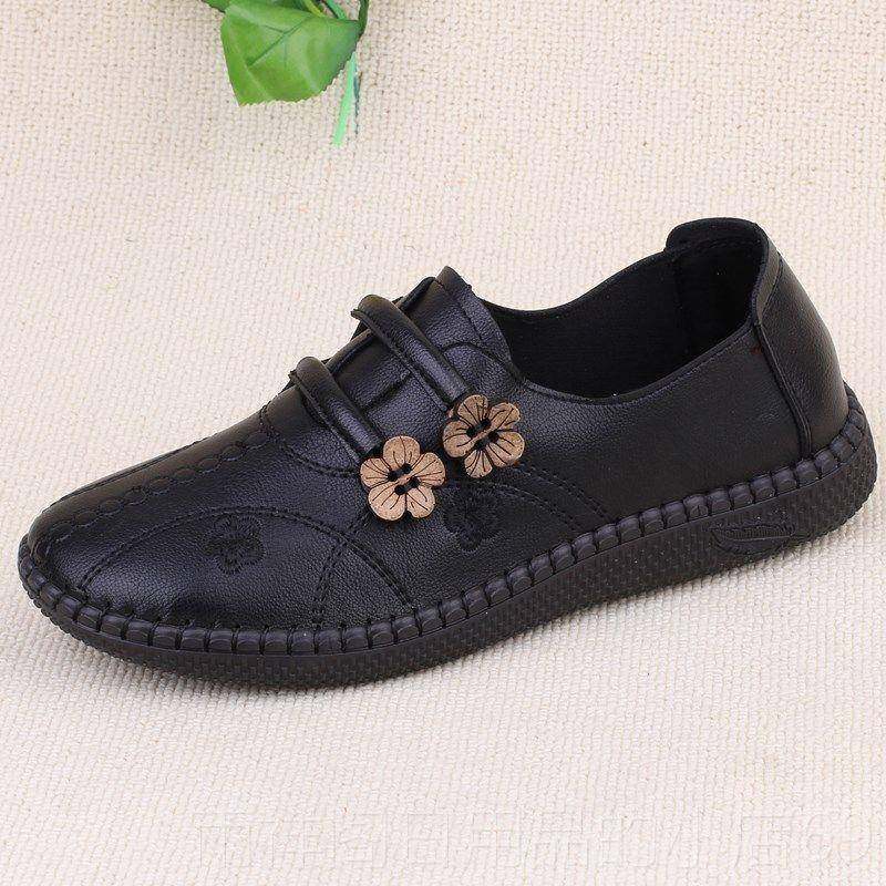 正品老北京布鞋女底平底鞋式底防滑妈妈鞋彷皮绣花底中老年超软女,女鞋,深口单鞋,淘宝优惠券,粉丝福利购,淘宝优惠卷