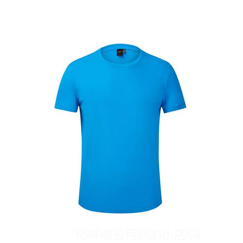 正品定制手机店藏青色工作服短袖圆领印工衣团体聚会服字绣刺log