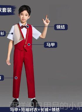 正品六一礼儿童大合唱中小学生班服服诗赛歌朗服诵演讲比红歌演出