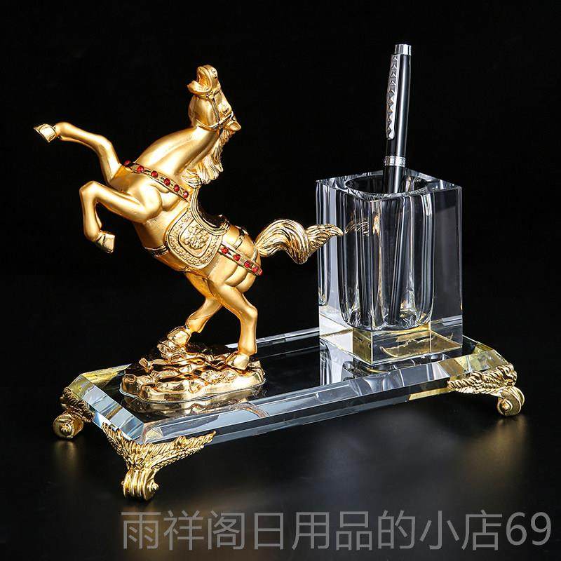 正品水晶笔筒纳盒筒创意收笔定制logo刻字老板办公室桌面笔筒时摆,节庆用品/礼品,笔筒,淘宝优惠券,粉丝福利购,淘宝优惠卷