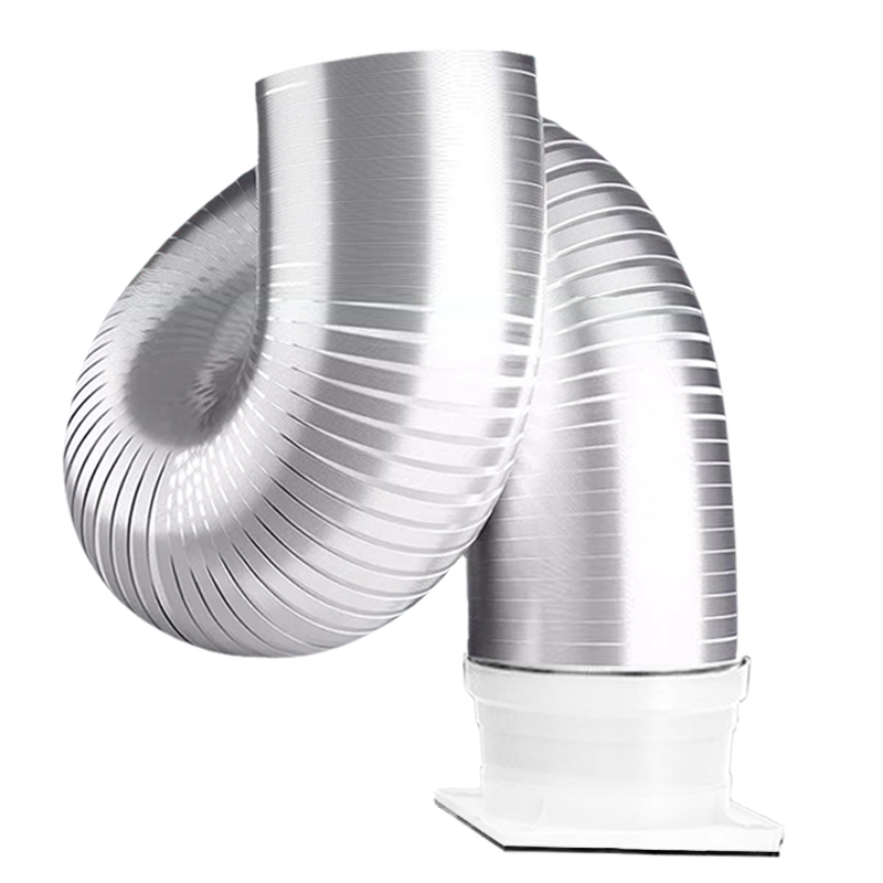 抽油烟机管道排烟管加厚排风配件出风管商用吸油机排气管纯铝通用