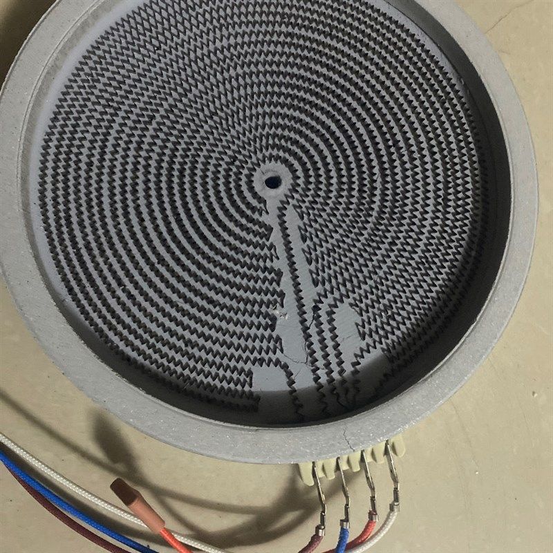 忠臣电陶炉20cm发热盘20w电陶炉炉芯 线七环原装20w22cm直径