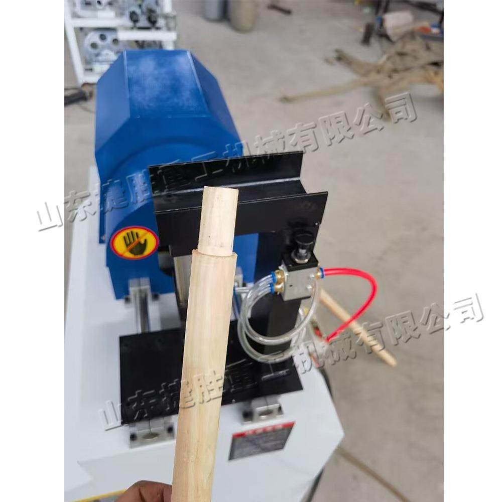 木工锹把杆倒圆机 小型家具木料平尖机 电动式圆木棒端头削尖机