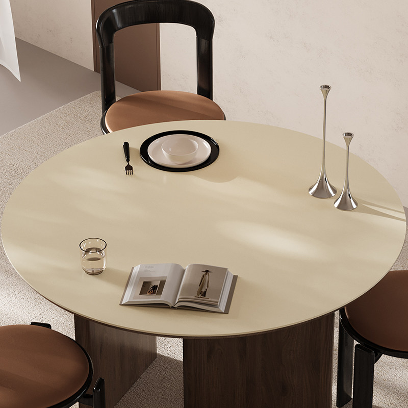 圆桌桌布纯色餐垫防水防油免洗防烫家用餐桌垫圆形台布茶几圆桌垫