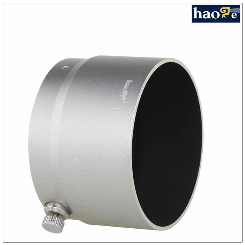 号歌 奥林巴斯75 F1.8遮光罩 ED 75mm/f1.8人像镜头 金属银 黑色