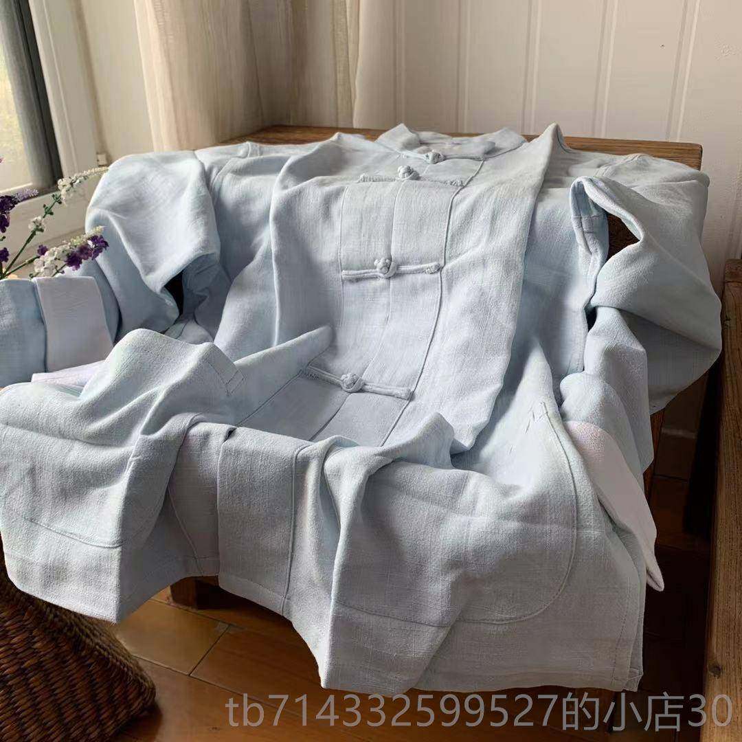 高档刘大姐 正宗宽棉麻手工盘扣太极服上衣 家中式松族风唐装 民,男装,唐装,淘宝优惠券,粉丝福利购,淘宝优惠卷