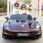 高档帕拉梅拉双人儿童电车汽玩四轮超大动可坐大人小孩宝宝遥控具