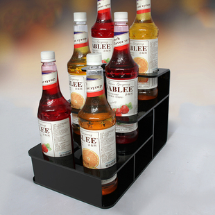 果露架咖啡店摆放架糖浆架果露陈列展示架