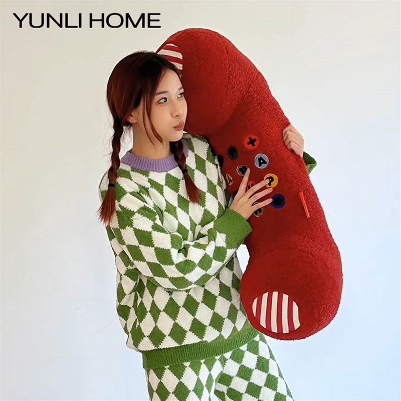 创意电话睡觉抱枕沙发男女生床上靠垫夹腿车载腰枕异形长条抱枕