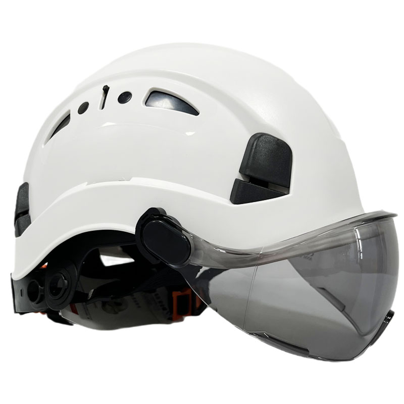 达林韦尔CR08夏季护目防砸工地安全帽男夏季大透气孔建筑工程印字