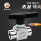 304 316不锈钢仿美内螺纹球阀内丝高压直通球阀丝扣面板球阀Q11SA