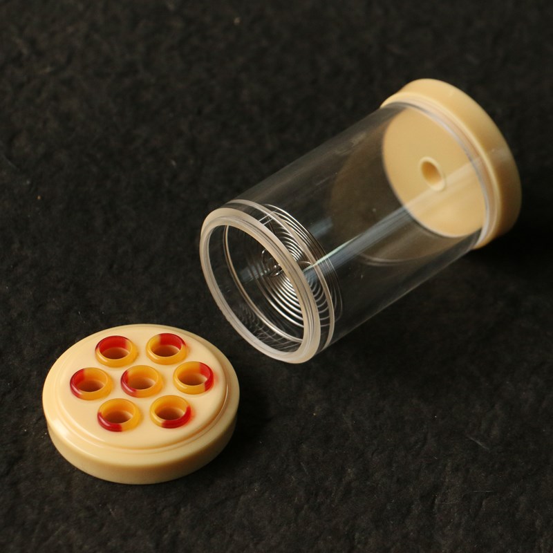 沪上海派精工制作镶嵌有机材料蝈蝈罐七孔虫具收藏文玩养虫器具