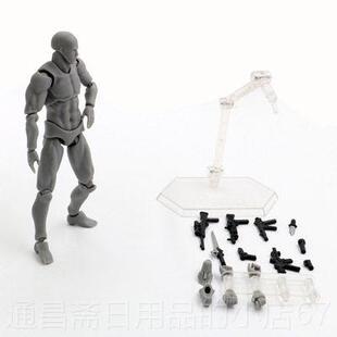 高档S体HF素体人模型参模型美术绘画考男女工具摆件figma关可节动