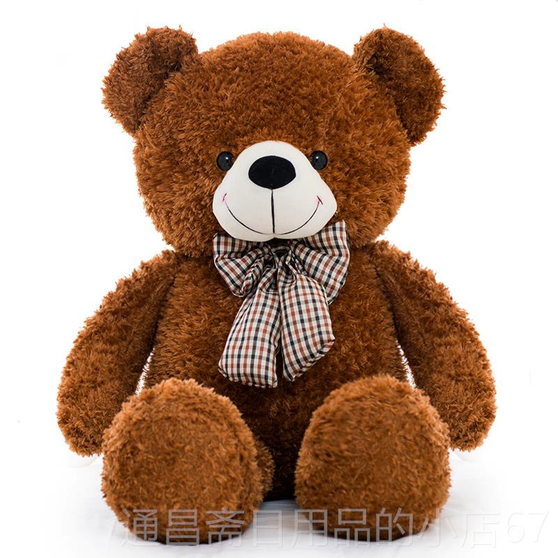 高档生毛绒玩具熊公玩具熊大号抱枕布仔娃娃抱抱熊女可爱女孩日礼