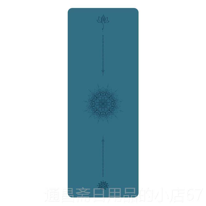 高档双面滑宽吸汗运动健身垫防天然橡胶款PU土豪瑜伽垫加长加加厚