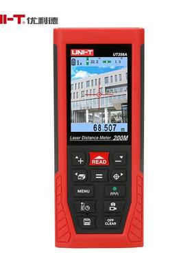 UNI-T激光测距仪可视带摄像头录音录像 锂电多功能UT398A