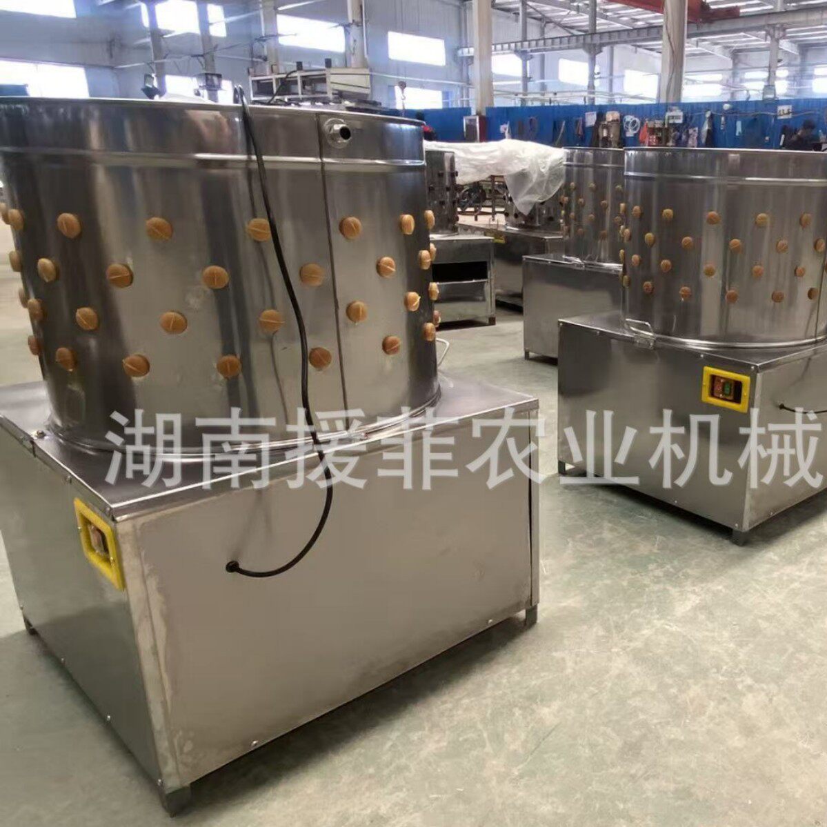 家禽脱毛机家用小型50型不锈钢桶式去毛自动鸡鸭鹅拔毛器