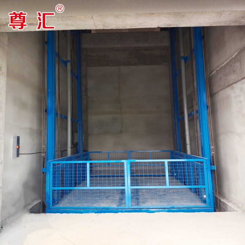 源头厂家电动液压升降机货梯厂房上货平台简易导轨液压式升降货梯