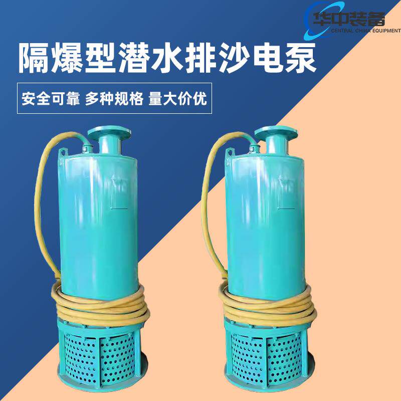 矿用隔爆型潜水排沙电泵 使用简单防爆泥浆泵潜水排沙电泵