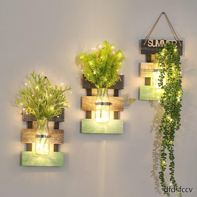 创意壁挂墙上装饰品挂件 水培植物花瓶 客厅房间卧室背景墙面布置