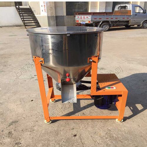 农用立式包衣机 养殖场手工上料饲料搅拌机 不锈钢小型拌种机