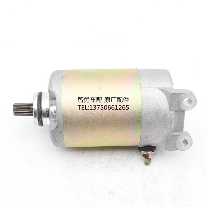 沙滩车配件卡丁车GY1-200.230发动机启动电机马达带线