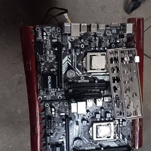 影驰h310m战将d4拆机主板+G4900 CPU  带