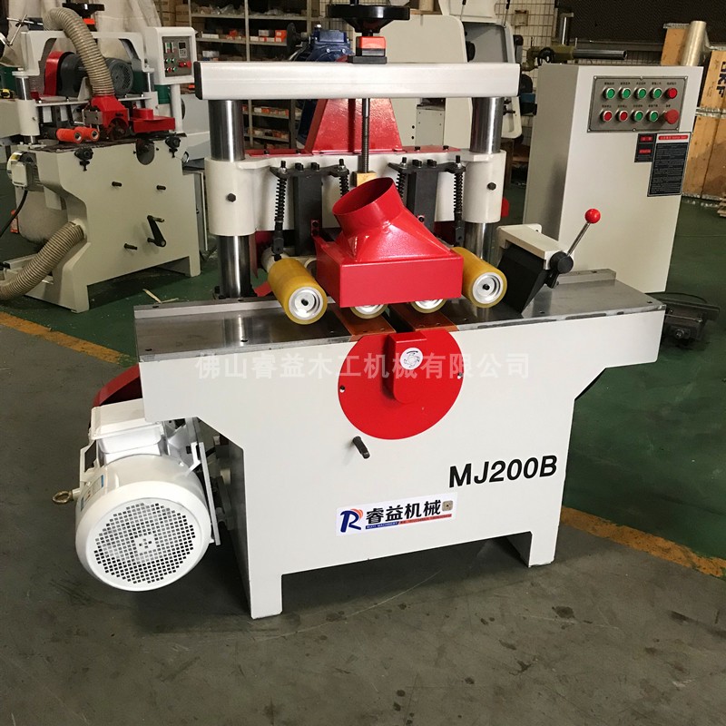 木工机械多片锯重型实木分条机木方开料锯高速细木板分割机MJ200B