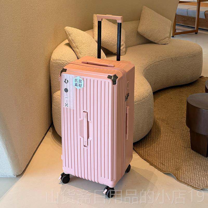 高档外贸超容量3寸五轮行李箱男20寸登机拉链旅行箱6女拉大杆箱万