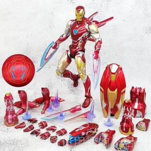 高档钢铁侠手办MK50模型MK5装甲蛛SHF蜘侠人偶摆件复 8仇者玩具联