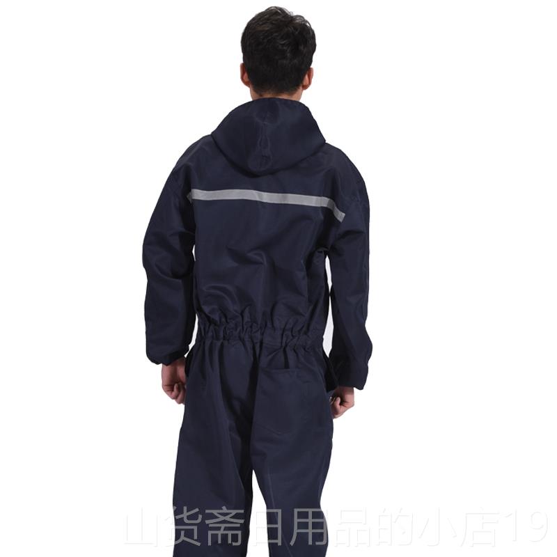 高档春秋女男装工作服连体防护服业工喷漆工厂修汽修打理磨连工身