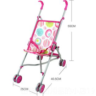 高档童玩具推车女孩具扮家家酒玩娃儿彷真婴儿小推车手推车学步娃