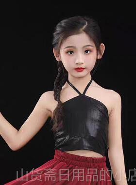 高档大摆儿童古典舞服装7裙0双层民族风格黑红纱内层配古度典舞2