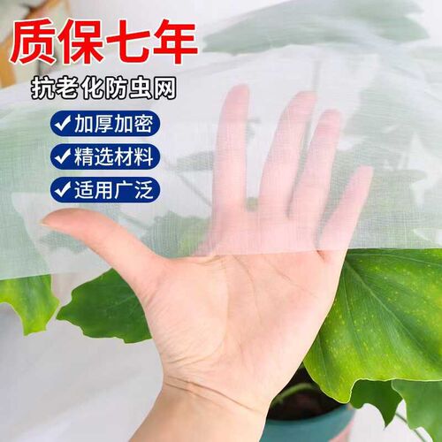 蔬菜果树果园花卉加厚防虫纱网农用防虫网大棚网猪场防蚊防蝇网罩