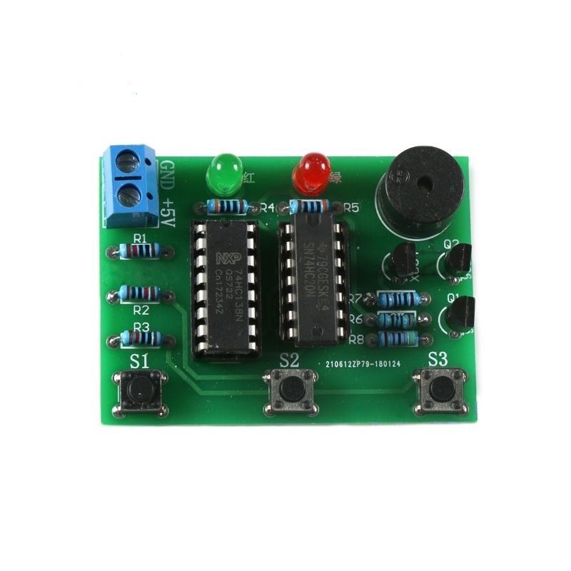 (成品)三人表决器制作3人决定器 电子爱好者DIY电工焊接练习