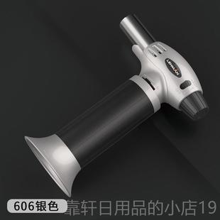 正品雷曼创意充大焊气枪风打火机喷枪防高温烧烤艾点灸雪茄直冲点