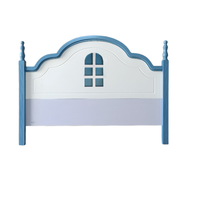 人烤漆田园公主韩式床头板儿童床头靠背板1.2 1.5 1.8 1米单买