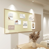 照片墙毛毡板羊毛毡墙贴软木板相片展示墙背景板装 饰创意留言板墙