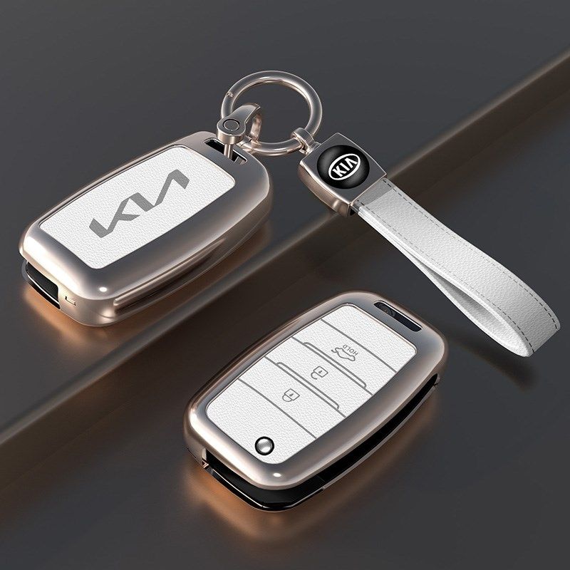 起亚k3钥匙套智跑k5/k2/kx3/k4/kx5奕跑福瑞迪金属壳包扣汽车用品