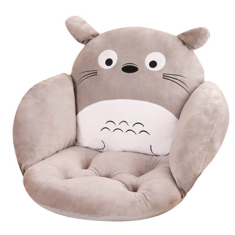 龙猫单人鸟巢吊椅坐垫靠垫吊篮坐垫可爱靠背垫拆洗秋千垫子藤椅