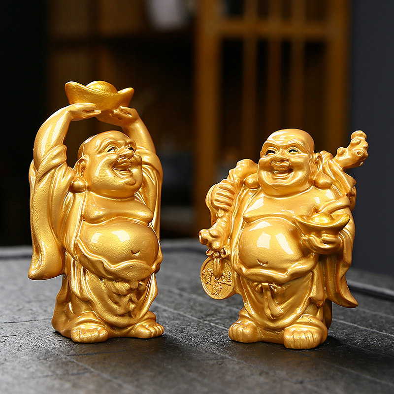 招财弥勒茶宠可养变色创意手工茶玩茶桌茶盘装饰精品摆件茶具配件
