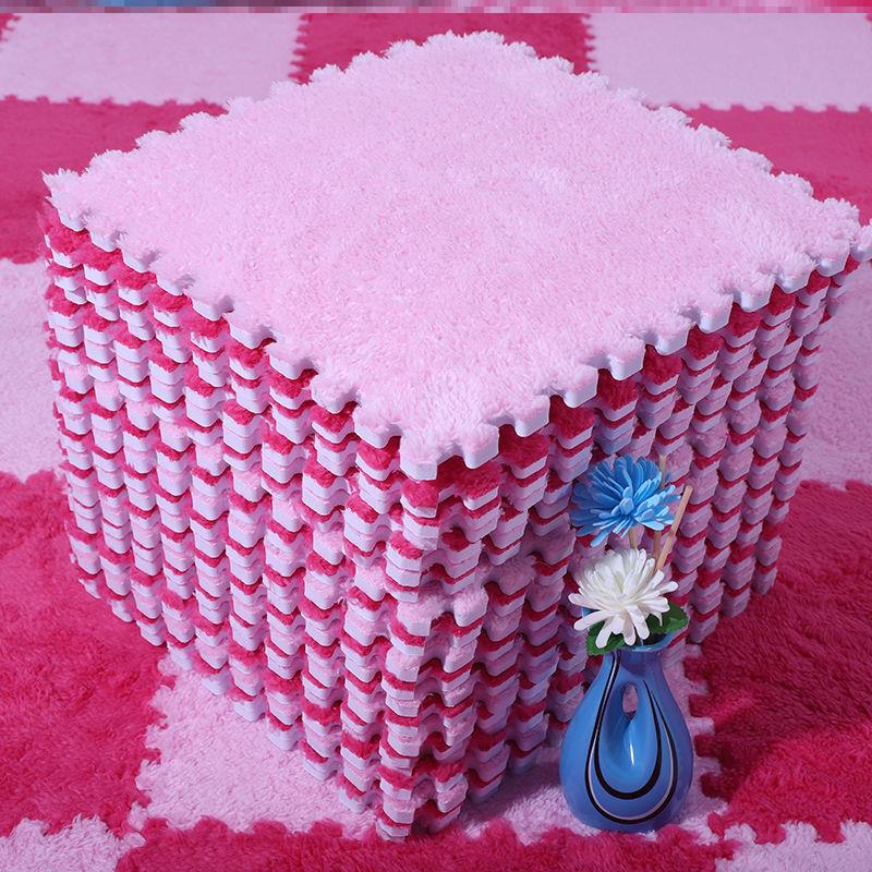 泡沫垫可裁剪地毯少女卧室绒面地垫拼图床边窗台防潮飘窗卧室全铺