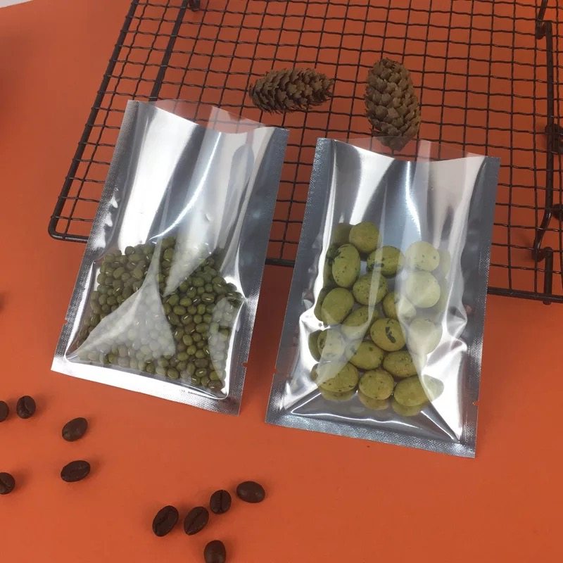 镀铝箔阴阳真空包装袋半透明食品塑封袋锡箔辣片条熟牛肉干压缩袋