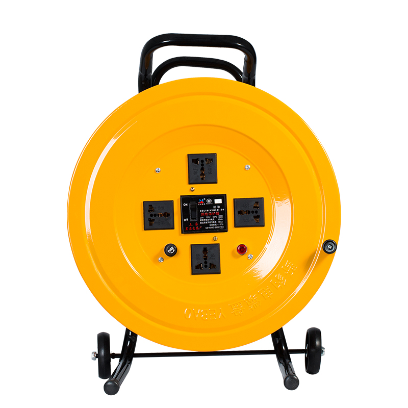 移动式电缆盘 卷线盘 拖线盘 配过载漏电保护器接线盘100米线