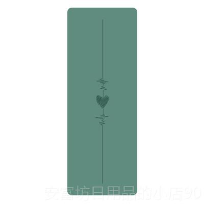 正品5毫米天然橡胶u垫，吸汗，防滑，暖心P雕工刻健版瑜伽垫，身