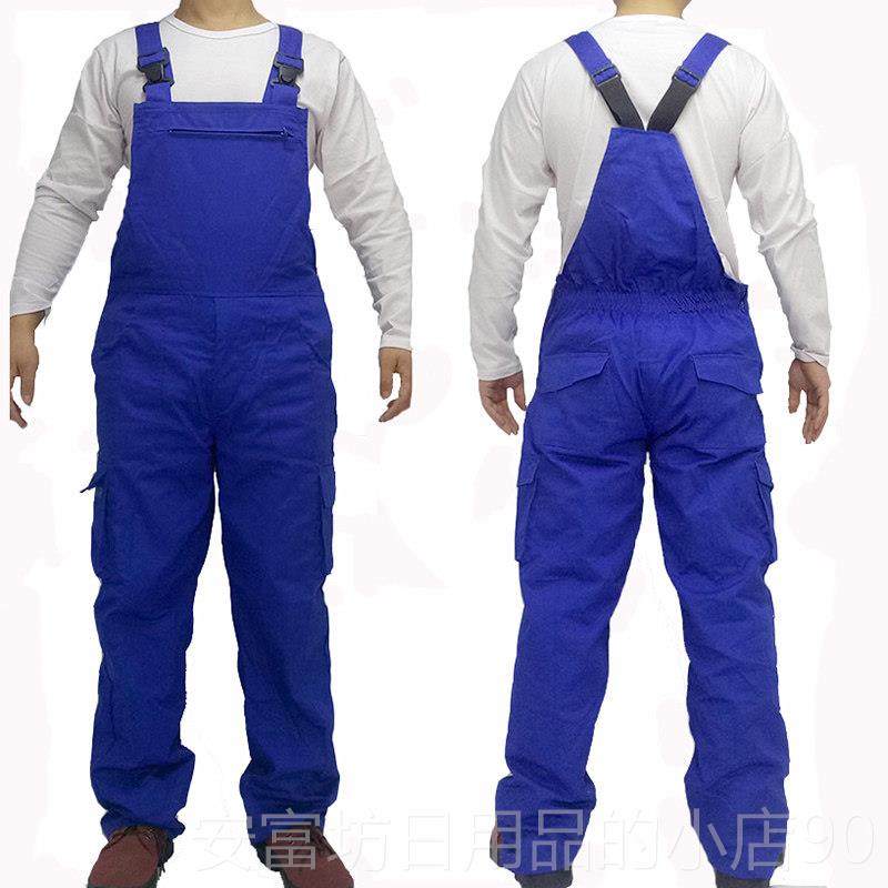 正品工一体人服老男工作装吊背带裤刺绣耐磨涤棉大码汽机修车秋装