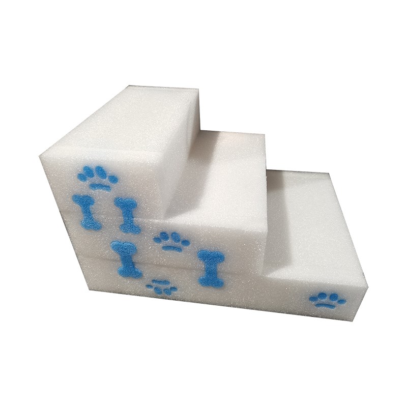 珍珠棉泡沫板定制小楼梯柔软蓝色异形红色防水保护材料可拼接